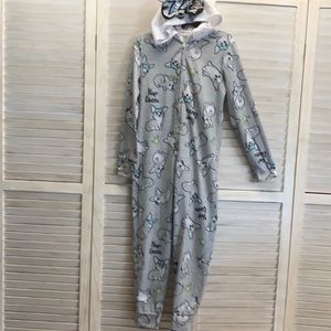 Justice dog print pajamas for girls.